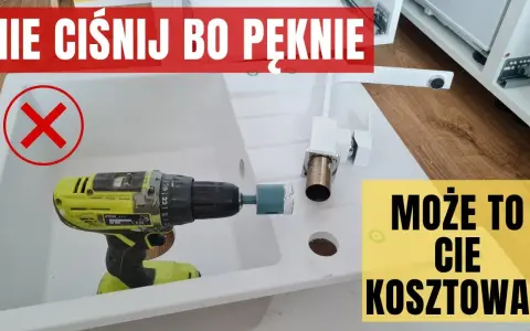 Jak wyciąć otwór w blacie pod zlew granitowy bez błędów i uszkodzeń