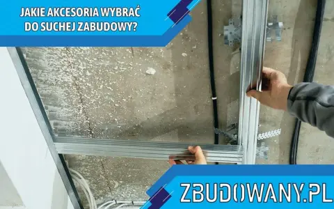 Montaż profili do sufitu podwieszanego. Wybór akcesoriów do **suchej zabudowy** to klucz do trwałej konstrukcji.