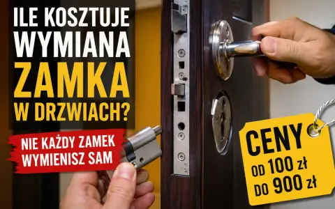 Ile kosztuje wymiana zamka w drzwiach antywłamaniowych? Ceny od 100 do 900 zł. Nie każdy zamek wymienisz sam.