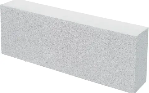 Biały pustak z betonu komórkowego, idealny do budowy ścian. Beton 77 to solidny materiał budowlany.