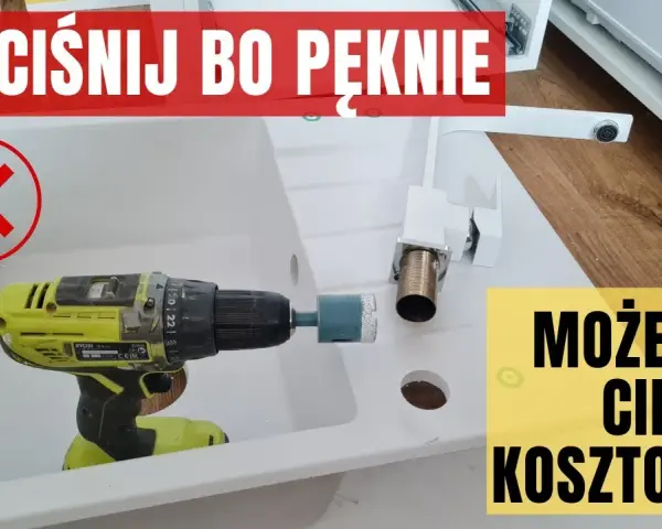 Jak wyciąć otwór w blacie pod zlew granitowy bez błędów i uszkodzeń